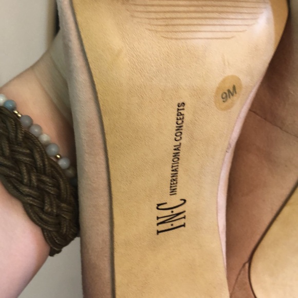 Worn once, light, pink, high heels from INC - Picture 2 of 7